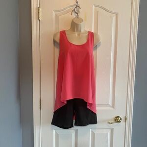 Frenchi Pink Racer Back Tank Sz XL
